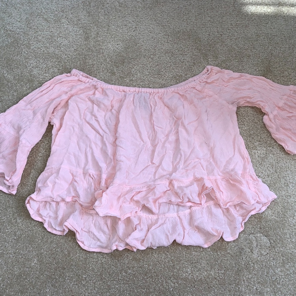 Pink Crop Top